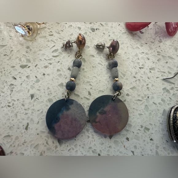 Lot of 15 vintage mid century earrings - Picture 14 of 15